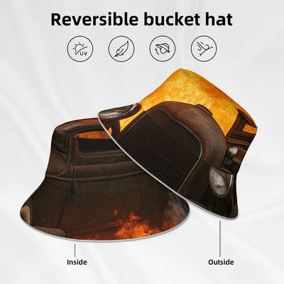 HC_T21 Reflective Bucket Hat