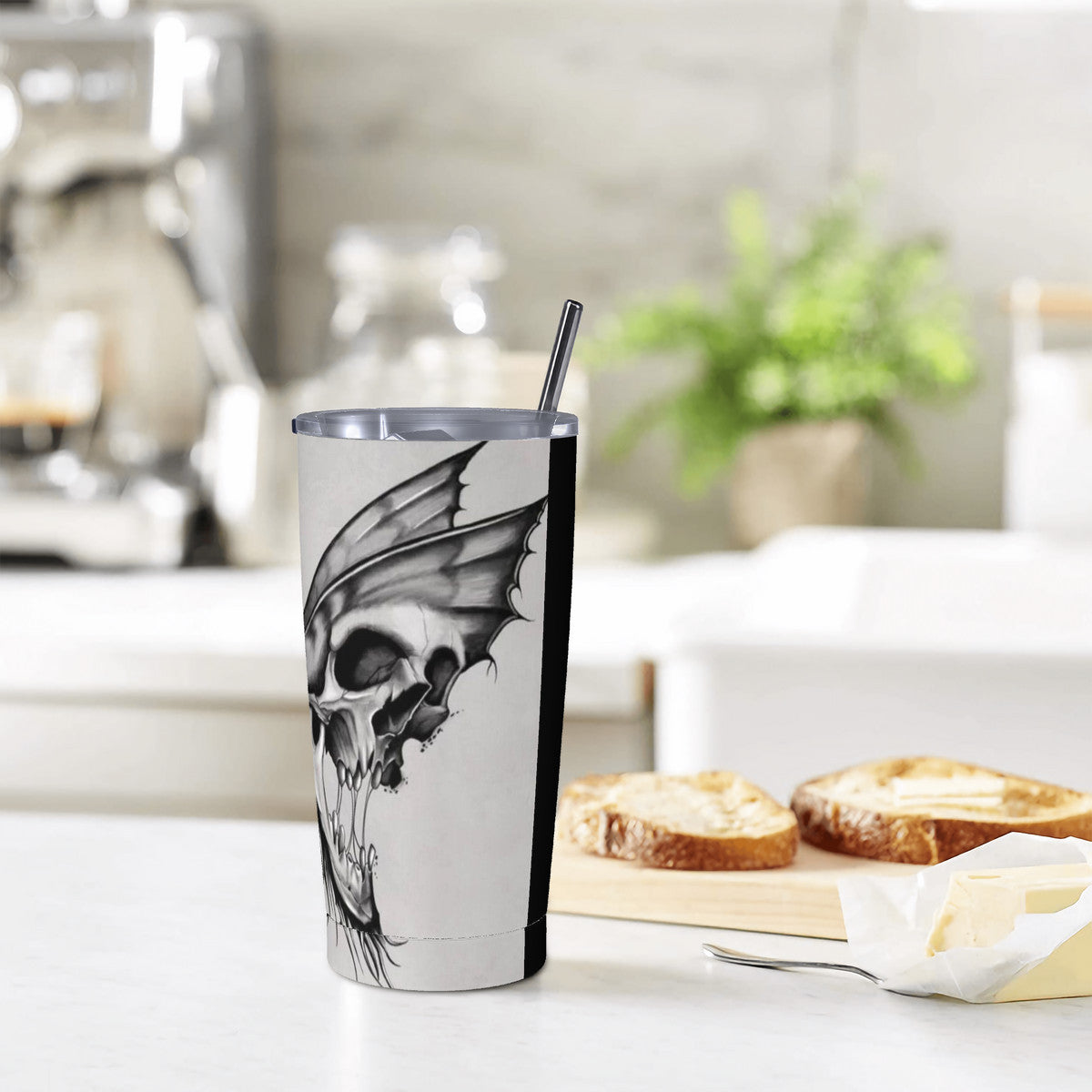 HC_C81 20oz Stainless Steel Straw Lid Cup