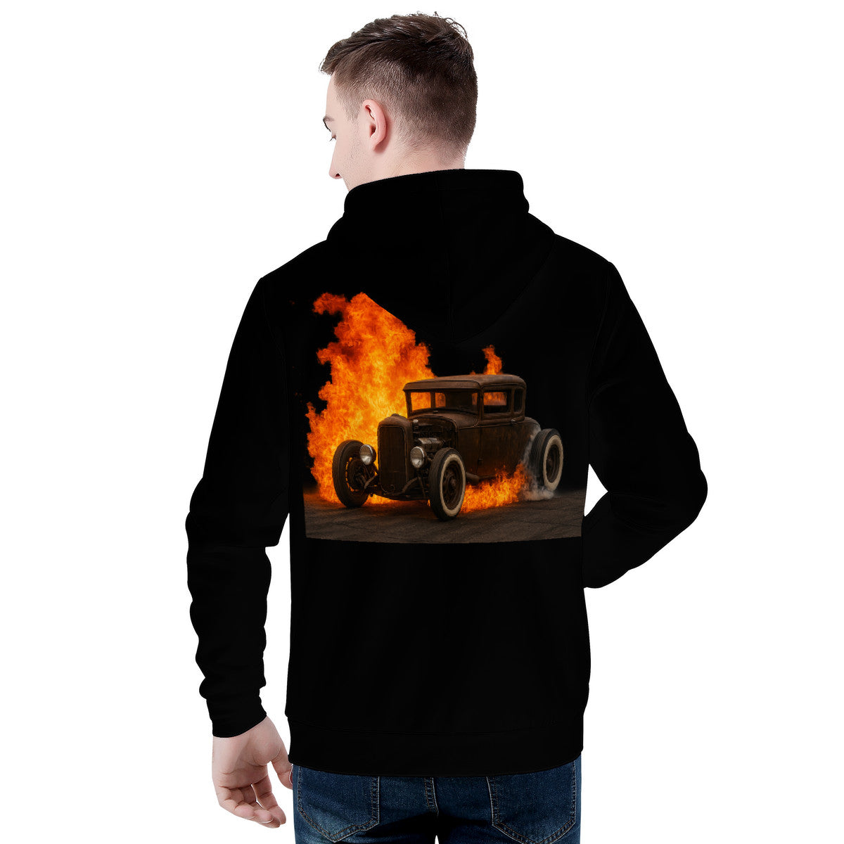 D55 Men's All Over Print Hoodie