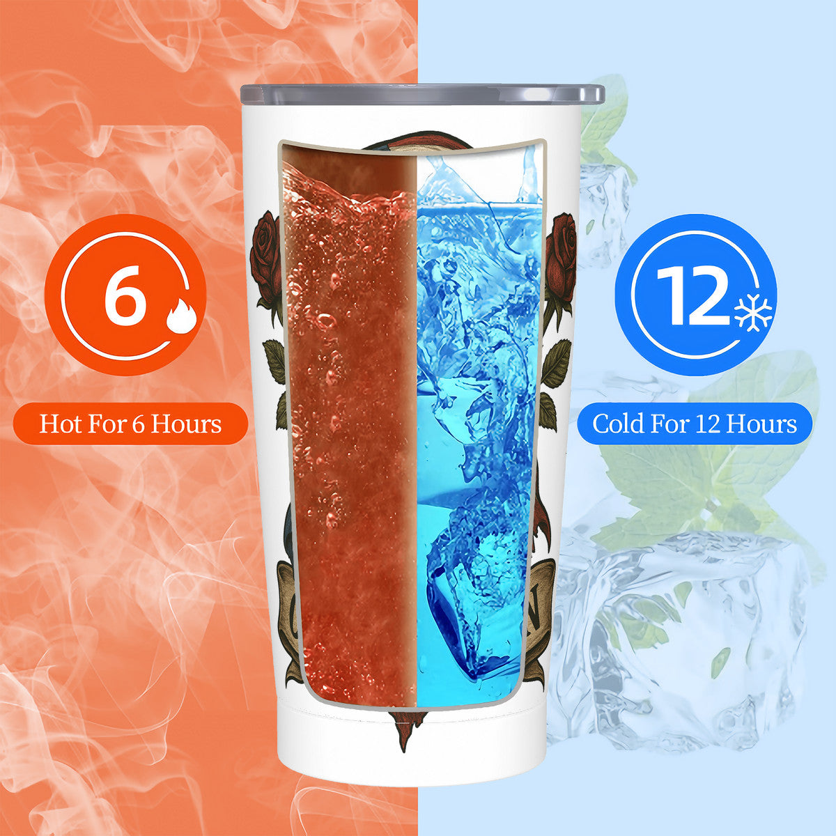 HC_C81 20oz Stainless Steel Straw Lid Cup