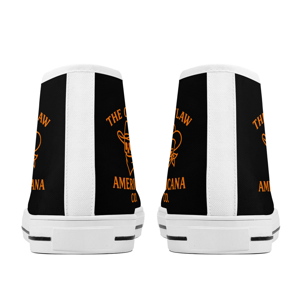 Copy of FWS High-Top Canvas Shoes With Customized Tongue - White
