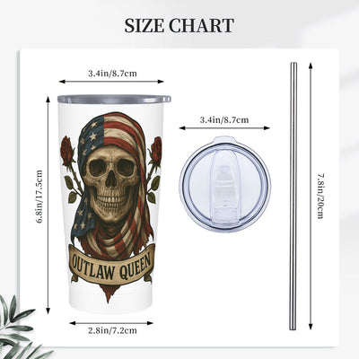 HC_C81 20oz Stainless Steel Straw Lid Cup