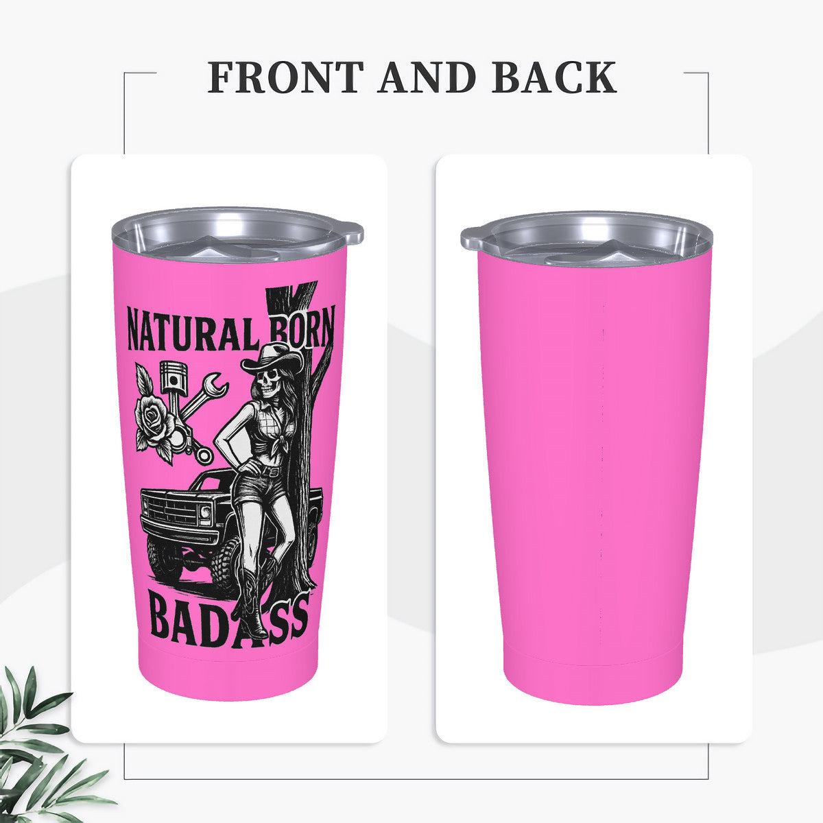 HC_C81 20oz Stainless Steel Straw Lid Cup