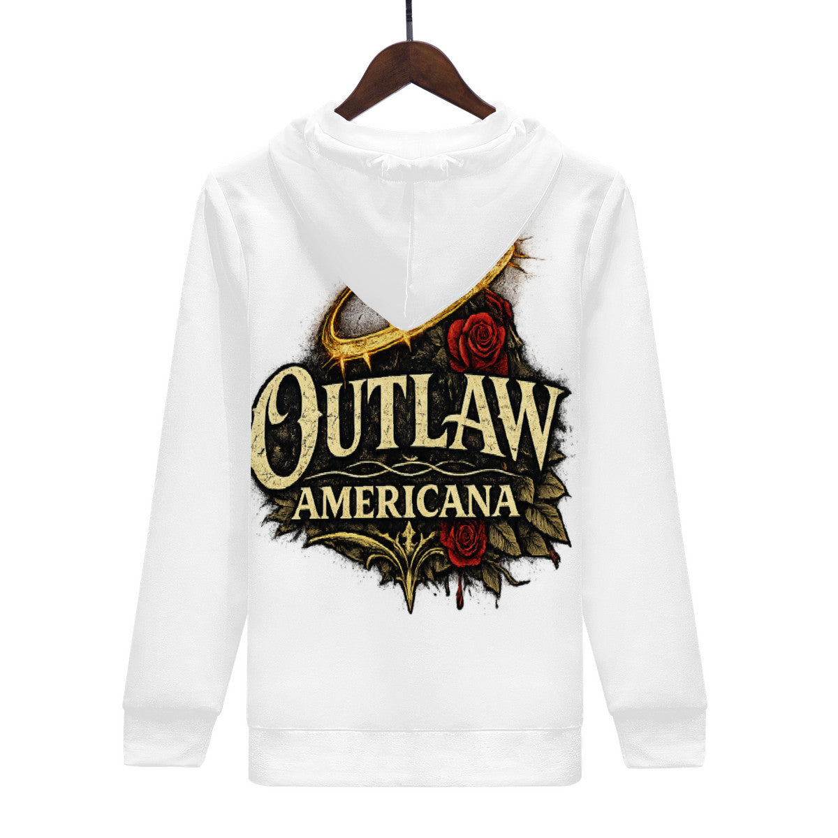 D55 unisex all over print gothic saint and sinner hoodie without sleeve print