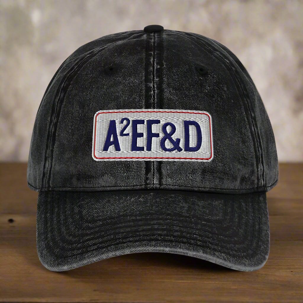 Against All Enemies Vintage Cotton Twill Cap (RWB)