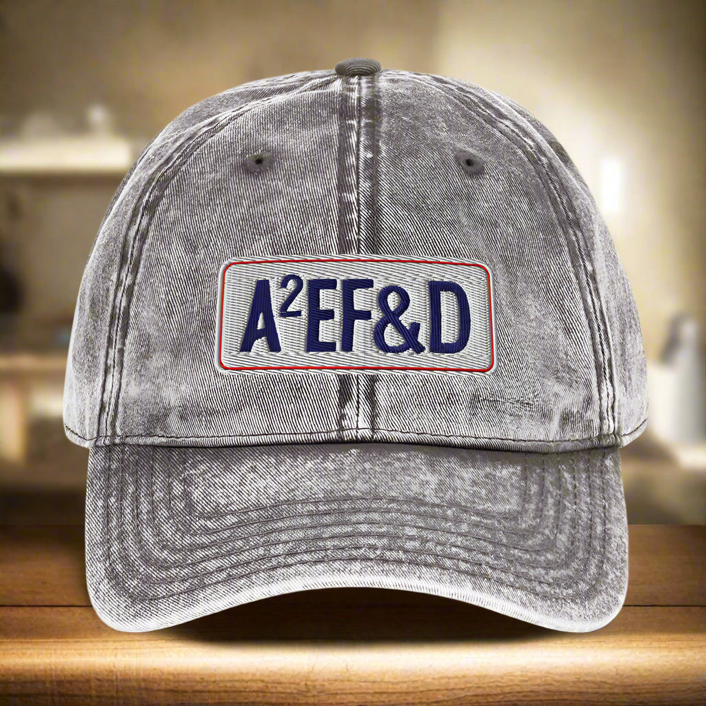 Against All Enemies Vintage Cotton Twill Cap (RWB)