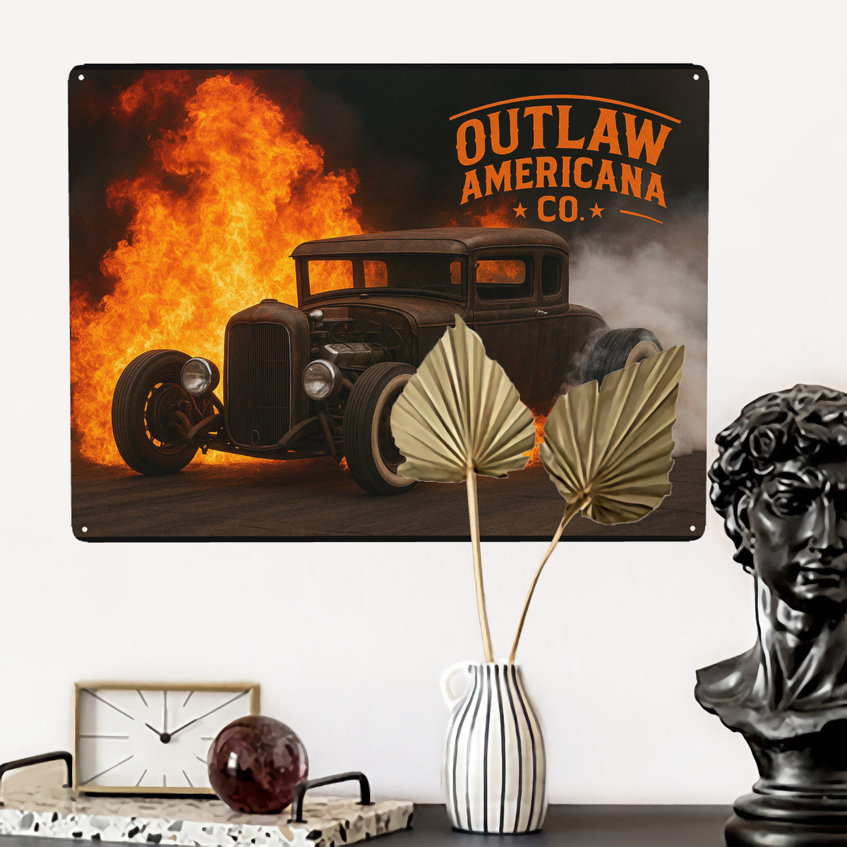 HC_C77 Steel Metal Art Decor 12x16in(Horizontal)