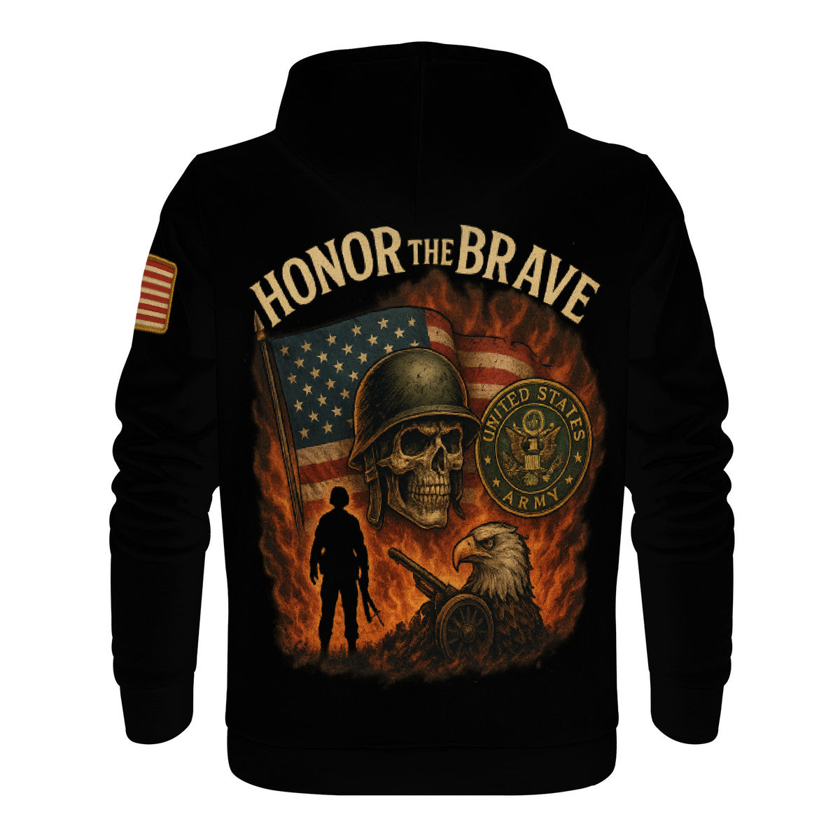 D55 Men's All Over Print Hoodie