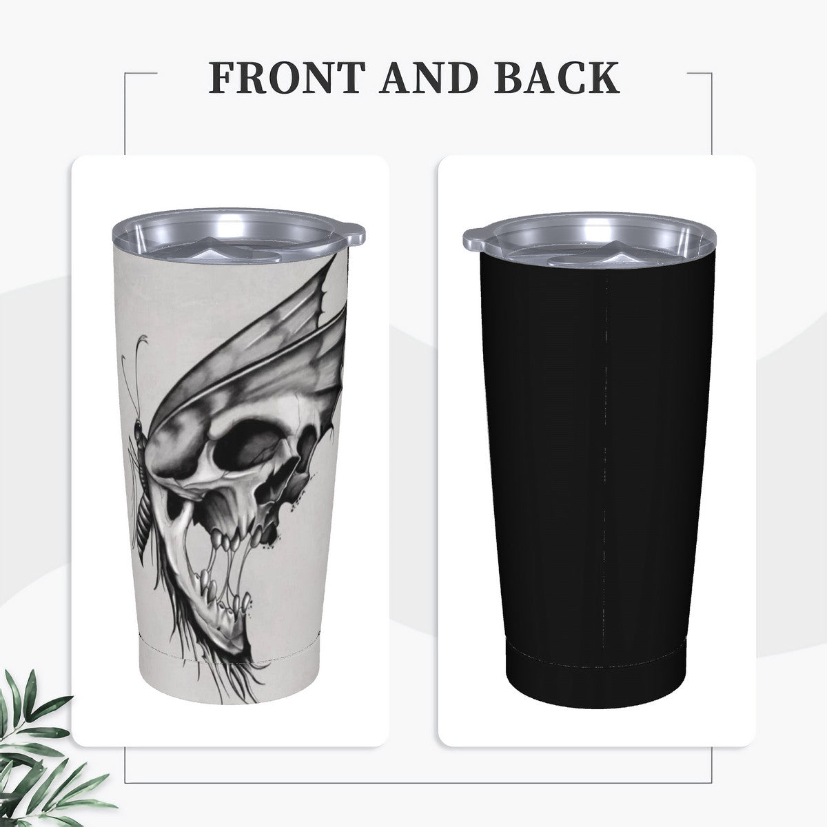 HC_C81 20oz Stainless Steel Straw Lid Cup