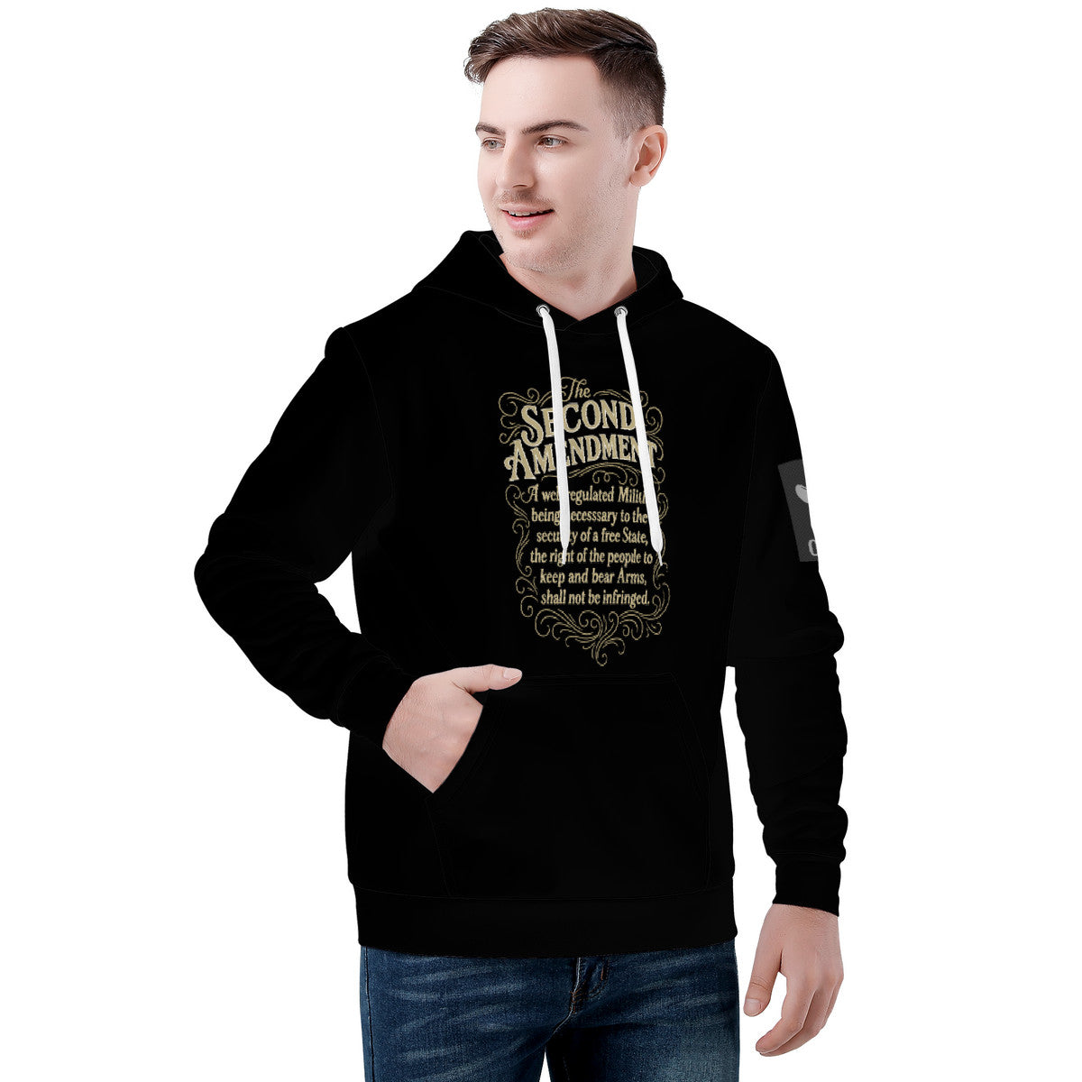 D55 Men's All Over Print Hoodie