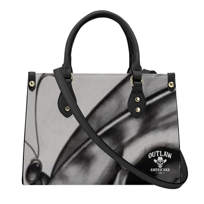 SF_B3 Luxury Women PU Tote Bag - Black