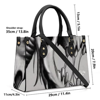 SF_B3 Luxury Women PU Tote Bag - Black