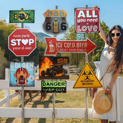 HC_C77 Steel Metal Art Decor 12x16in(Horizontal)