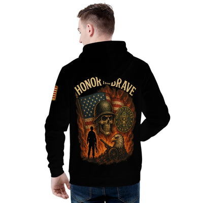 D55 Men's All Over Print Hoodie